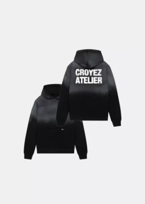 Croyez sprayed atelier hoodie 2900 black