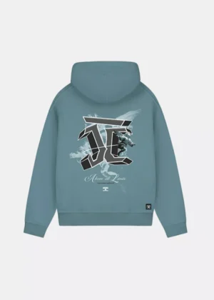 Jorcustom abovealllimits hoodie oceanblue