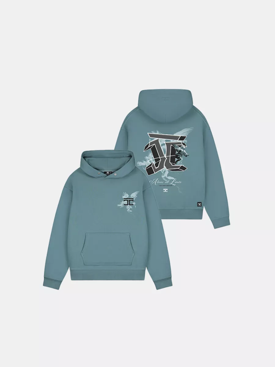 Jorcustom abovealllimits hoodie oceanblue