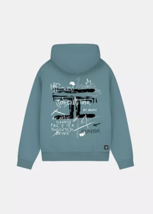 Jorcustom artist hoodie oceanblue