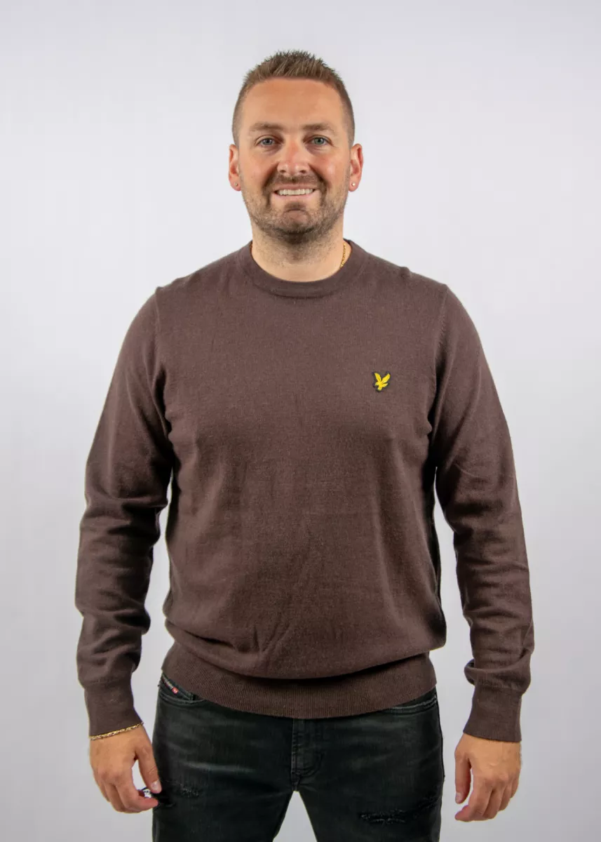 Lyle & Scott kn2110vc x863 espresso