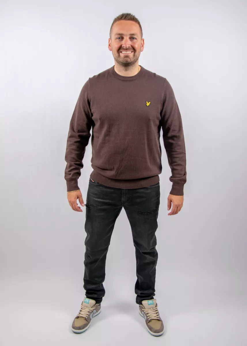 Lyle & Scott kn2110vc x863 espresso