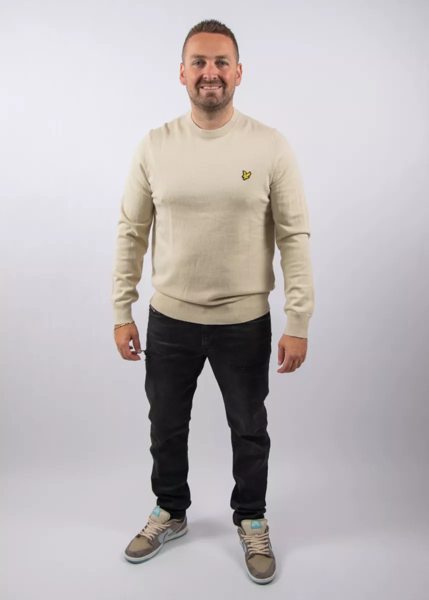 Lyle & Scott kn2110vc x865 grey taupe