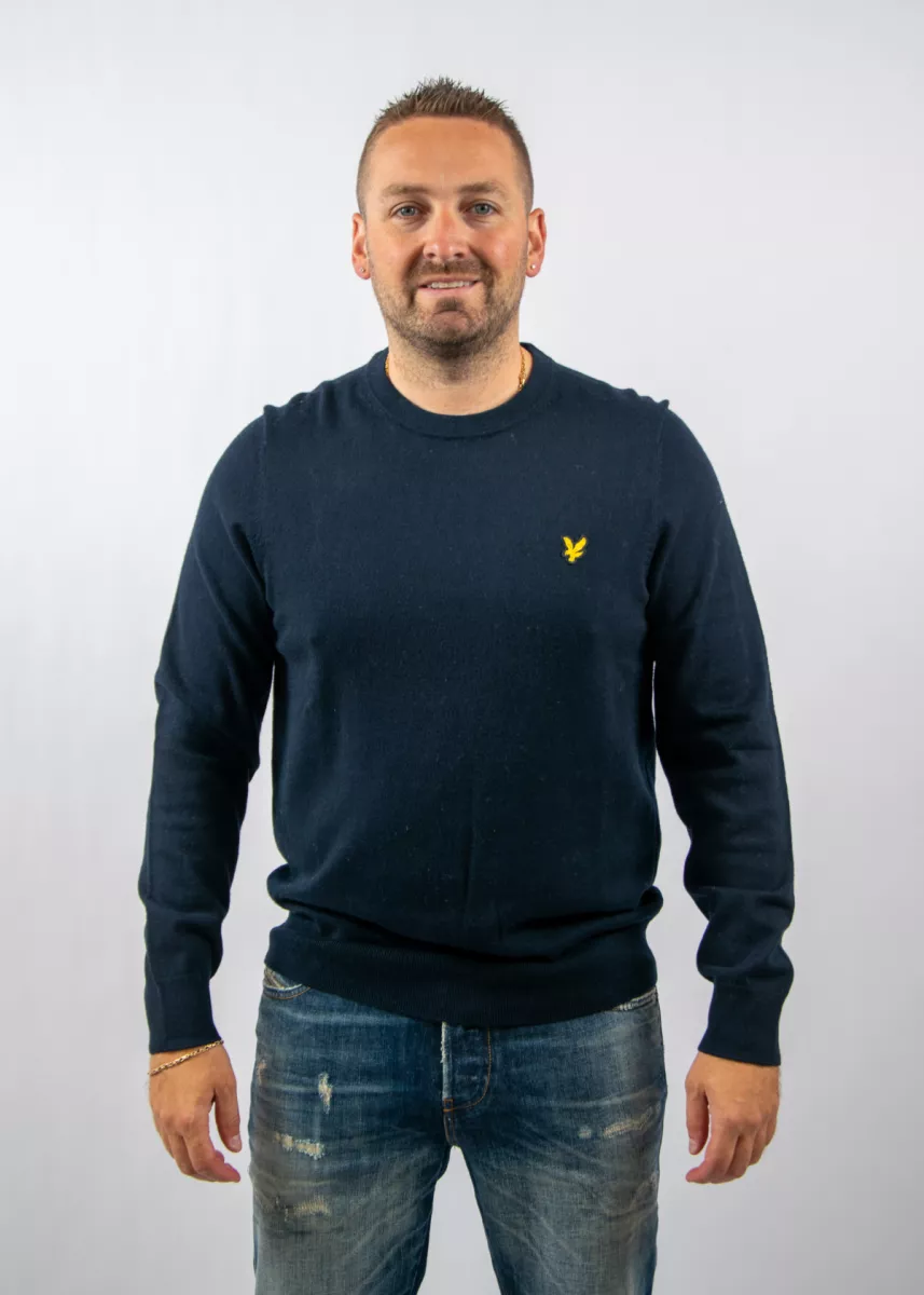 Lyle & Scott kn2110vc z271 dark navy