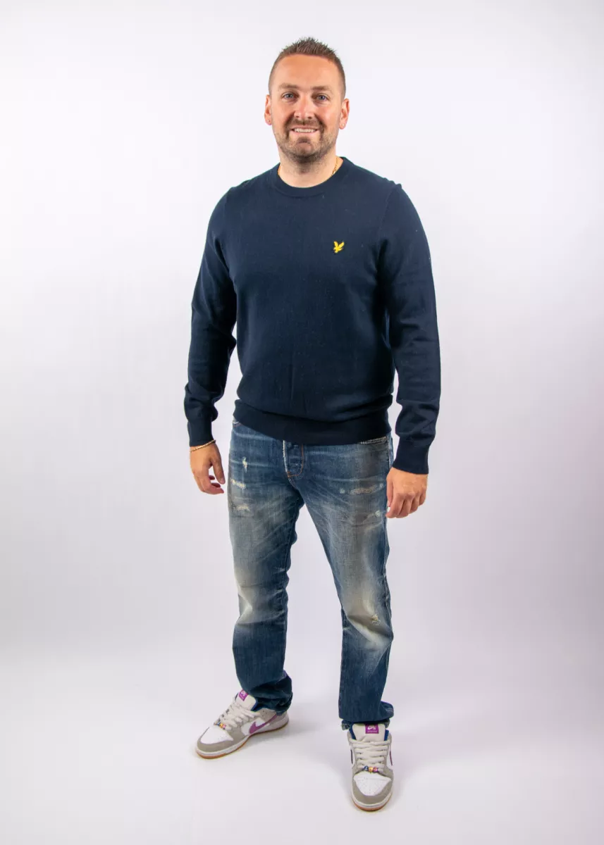 Lyle & Scott kn2110vc z271 dark navy