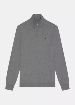 Lyle & Scott kn2112vc t28 mid grey marl
