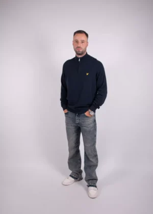 Lyle & Scott kn2331v z271 dark navy