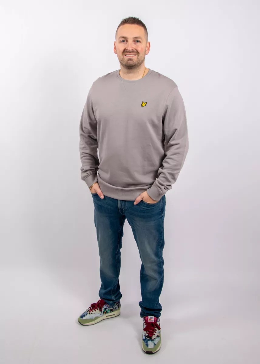 Lyle & Scott ml424vog y043 gull grey