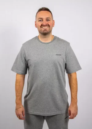 Lyle & Scott ts2328v t28 mid grey marl