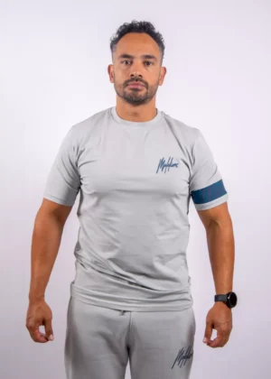 Malelions captain t-shirt 691 ocean grey