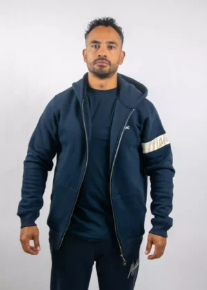 Malelions captain zip hoodie 303 navy