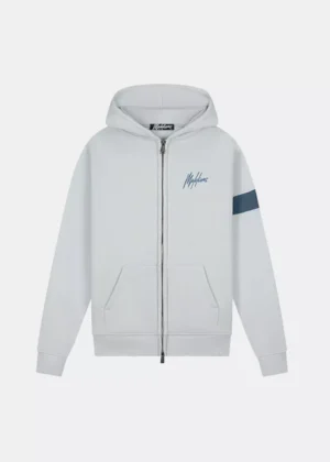 Malelions captain zip hoodie 691 ocean grey