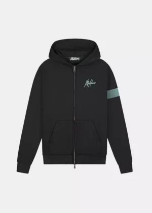 Malelions captain zip hoodie 900 black