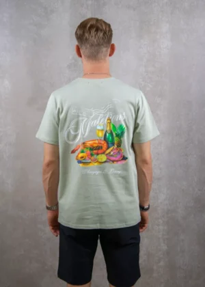 Malelions champagne t-shirt light sage