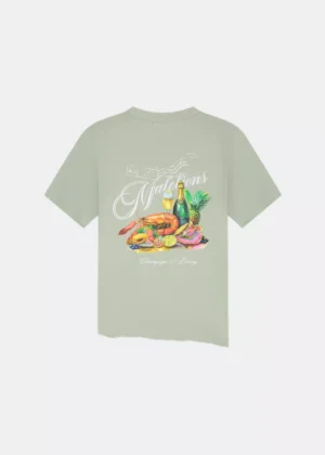 Malelions champagne t-shirt light sage