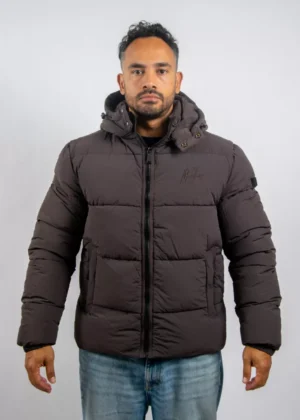 Malelions donn puffer jacket 696 mulch brown