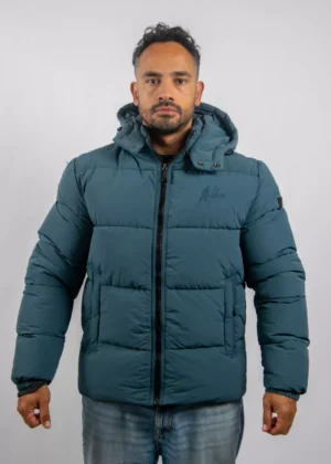 Malelions donn puffer jacket 970 blue slate