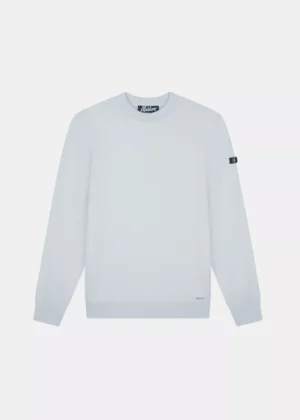 Malelions knitted crewneck 691 ocean grey
