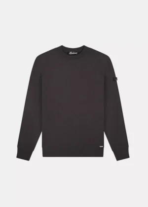 Malelions knitted crewneck 696 mulch brown