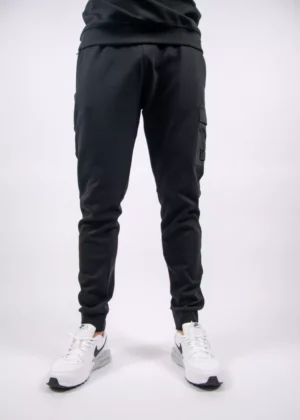Malelions nylon pocket sweatpants 900 black