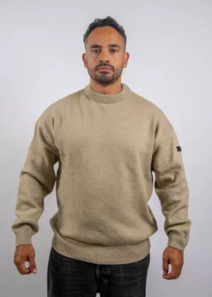 Malelions oversized knitted sweater 120 beige