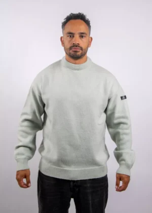 Malelions oversized knitted sweater 691 ocean grey