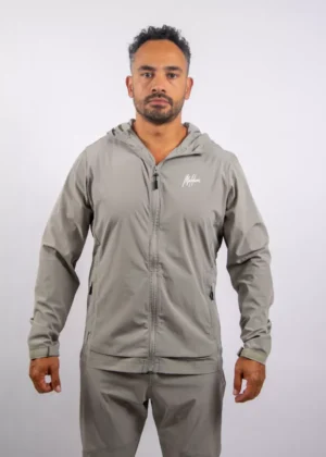 Malelions sport running jacket 199 light grey