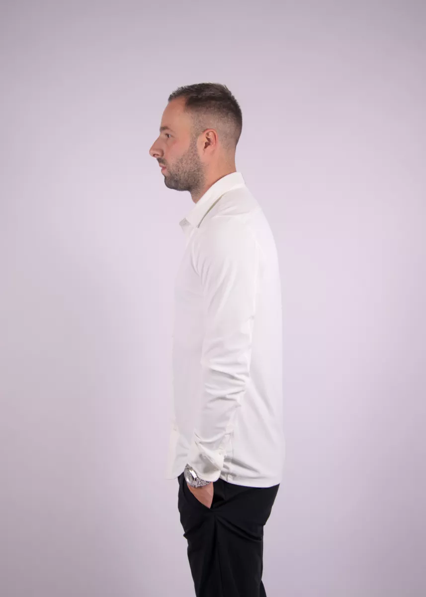 Malelions stretch shirt 100 white