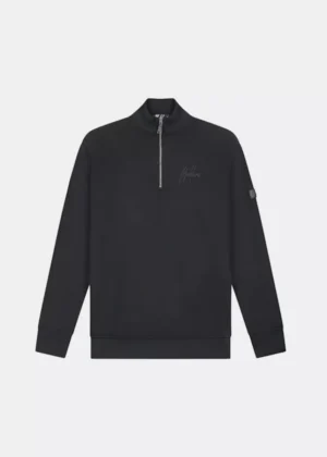 Malelions turtle half zip sweater 900 black