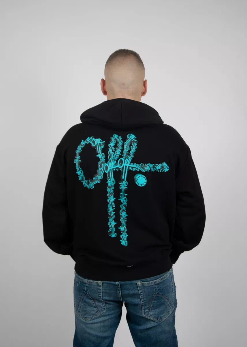 OFF THE PITCH 3d off hood 998 black