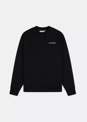 OFF THE PITCH world crewneck 998 black