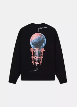 OFF THE PITCH world crewneck 998 black