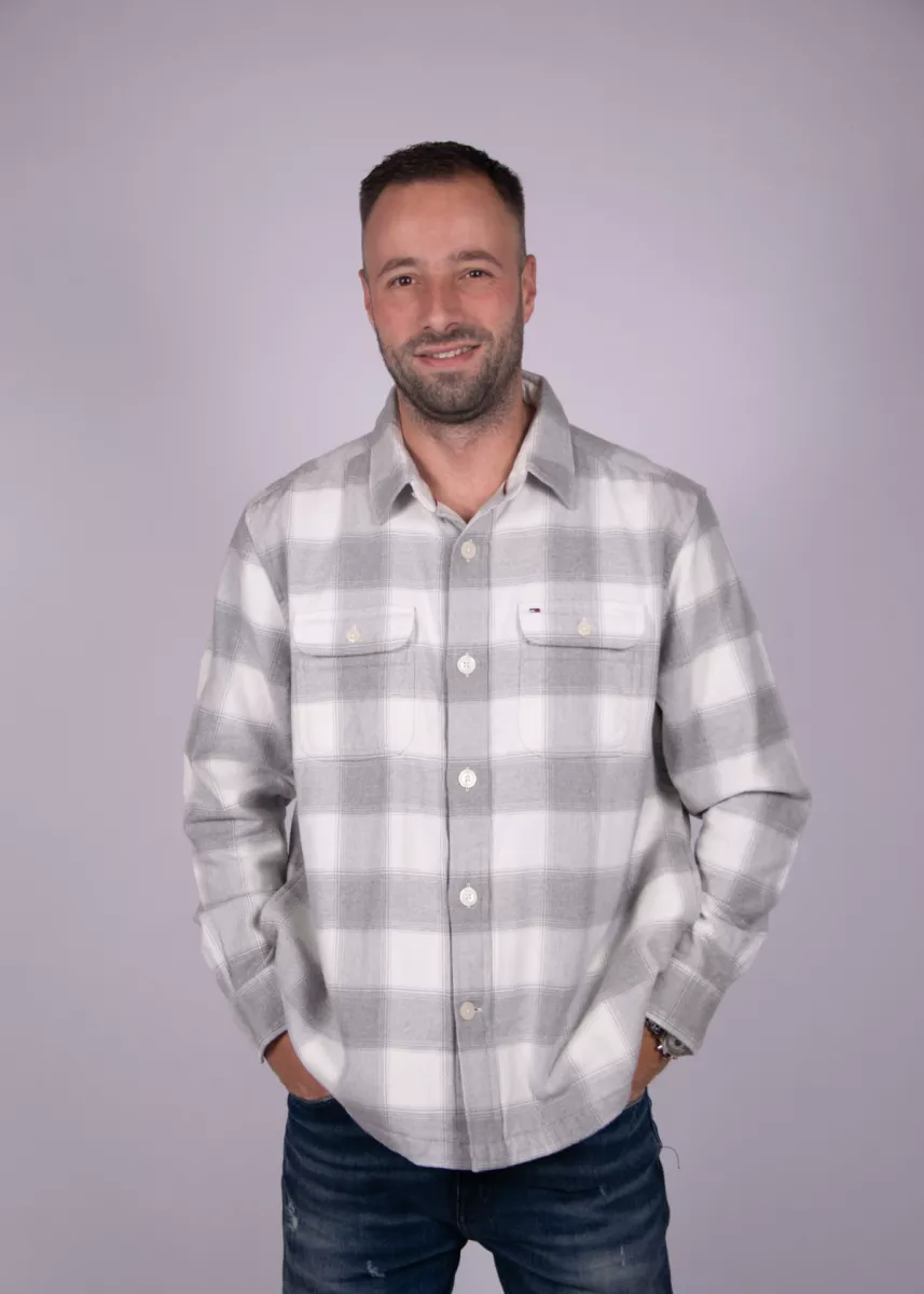 Tommy Hilfiger mw0mw40483 0qy light grey htr/check/972