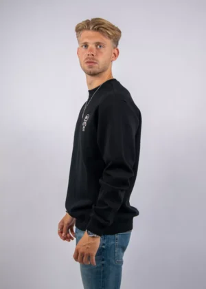 Wrong Friends brooks sweater black