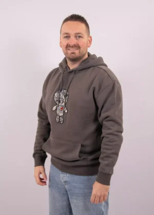 Wrong Friends ennis hoodie grey