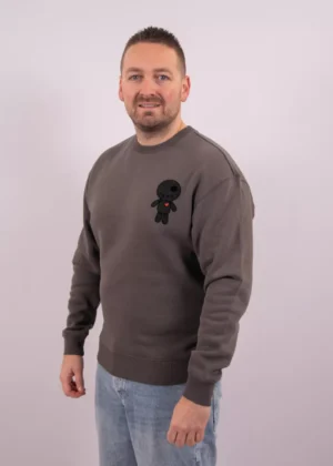 Wrong Friends hinton sweater grey