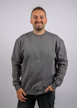 XPLCT baroque sweater grey