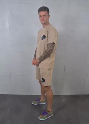 XPLCT duplex shorts beige