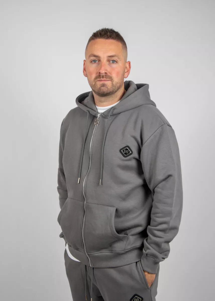 XPLCT plate tracksuit grey