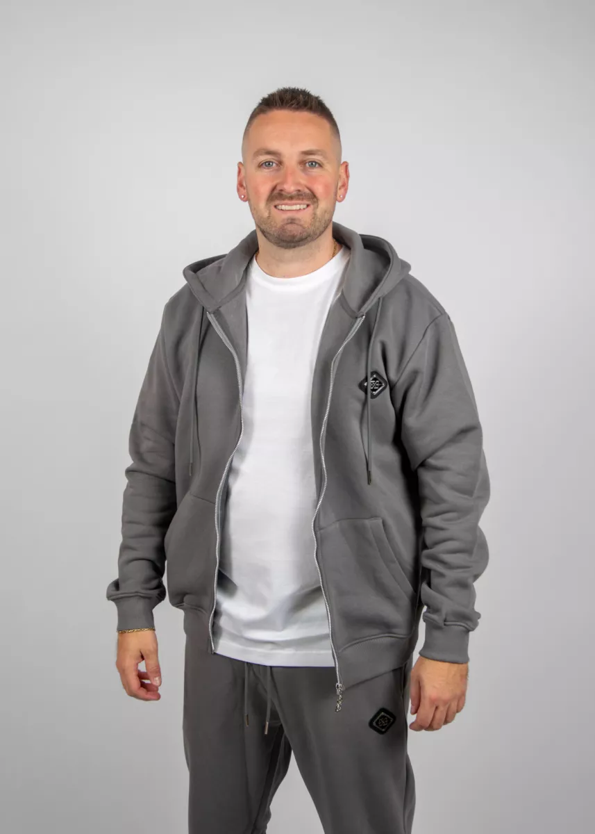 XPLCT plate tracksuit grey