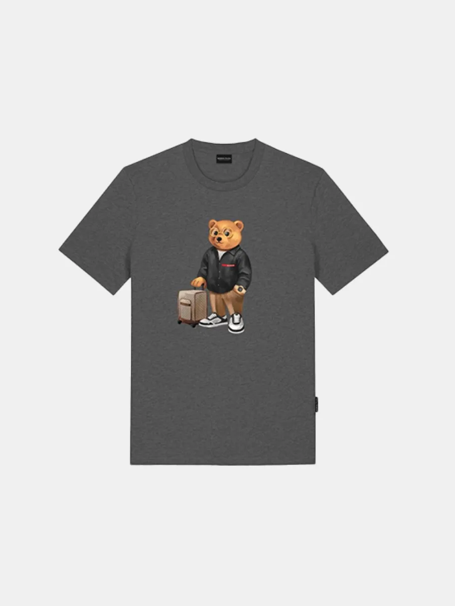 Baron Filou Cli t-shirt stone grey