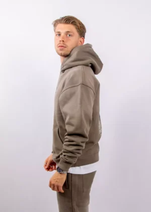 Jorcustom artist oversized hoodie vintage green