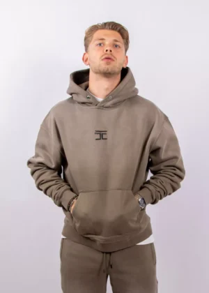 Jorcustom artist oversized hoodie vintage green