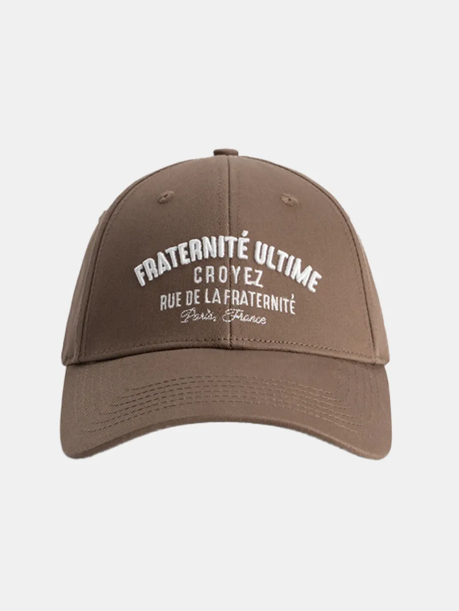 Croyez fraternite cap brown