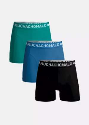 MUCHACHOMALO solid1010-614 black/blue/green