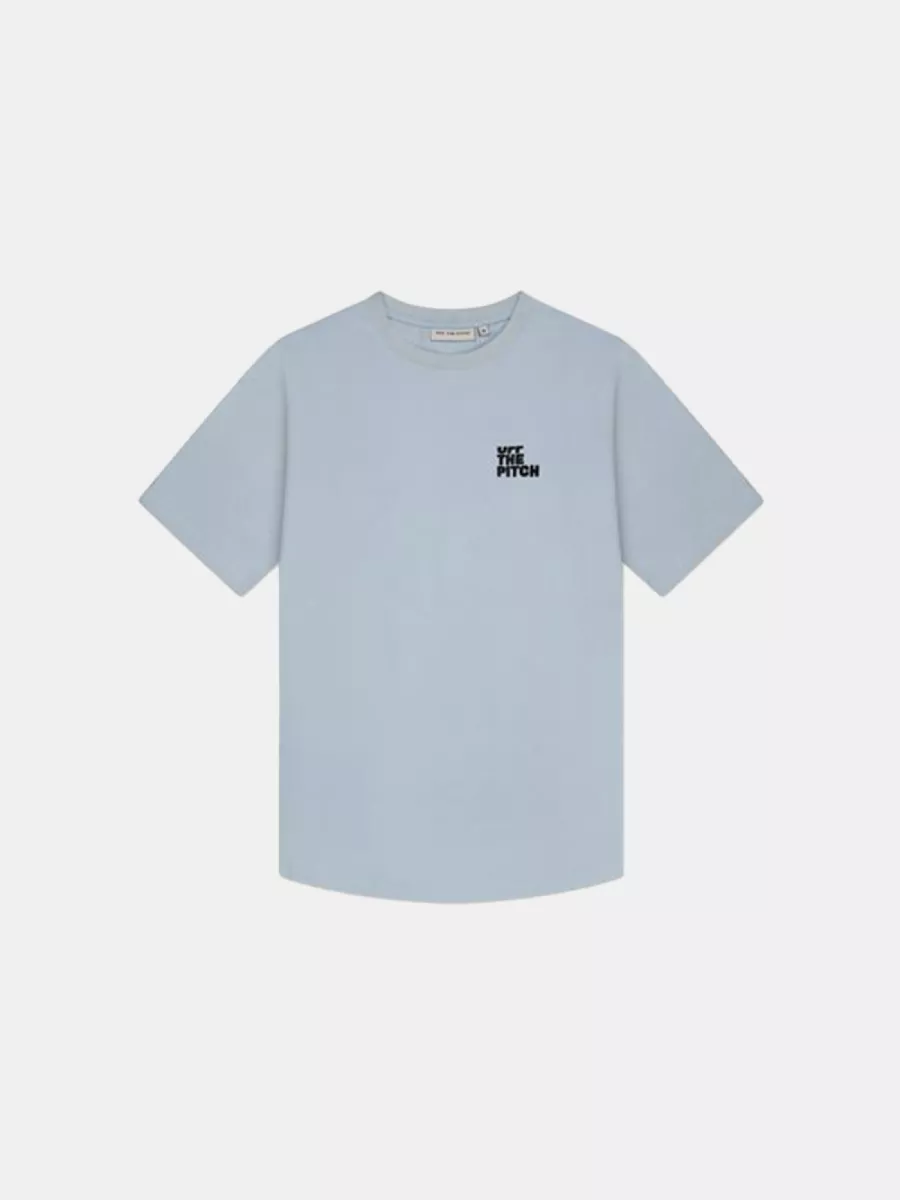 OFF THE PITCH fullstop slim fit tee 608 light blue