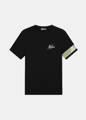 Malelions captain t-shirt black/sage green 930
