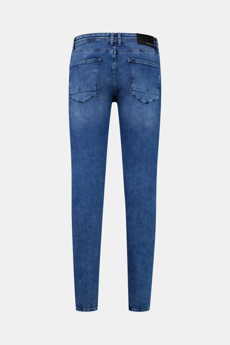 Purewhite the dylan w1210 83 denim mid blue