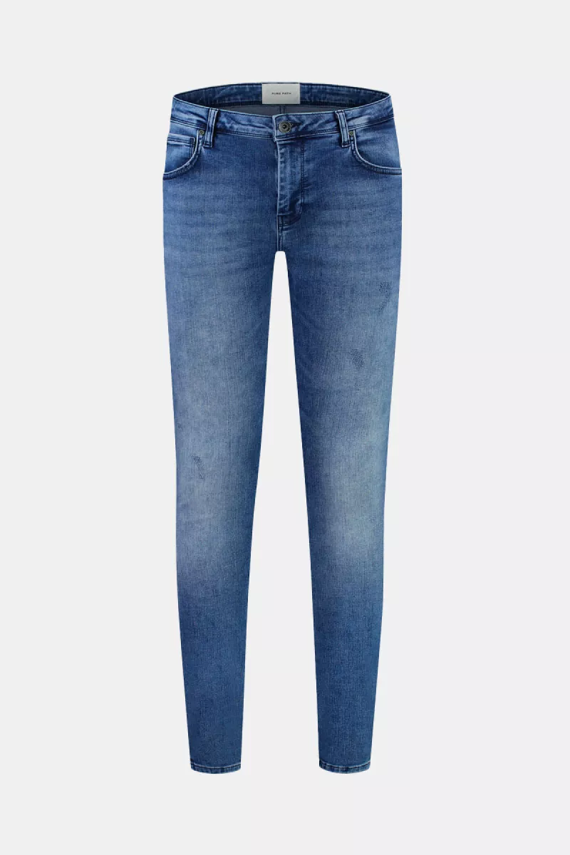Purewhite the dylan w1210 83 denim mid blue