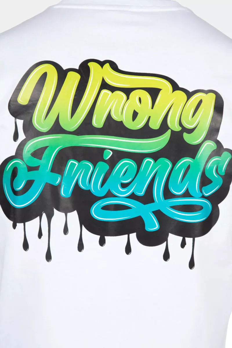 Wrong Friends nerja t-shirt white